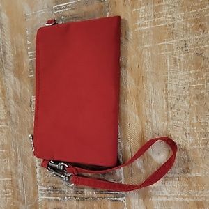 Baggallini Wristlet Red 6.5 x 4.5" x .5"